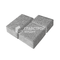 Тротуарная плитка Урбан, серо-белая с мраморной крошкой, 4 см